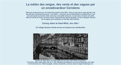 Desktop Screenshot of meteo-cernay.fr